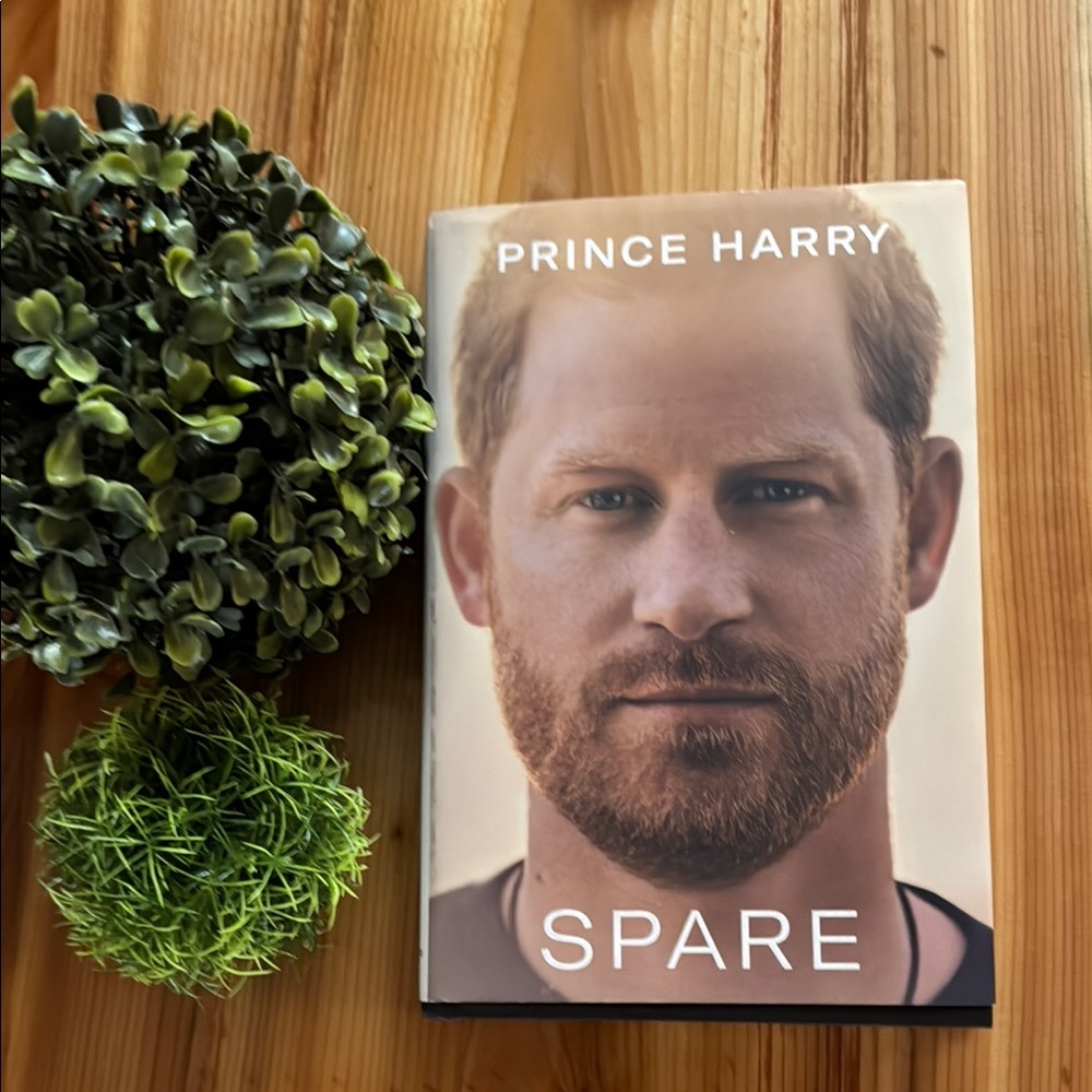 Prince Harry 'Spare' Hardcover Book